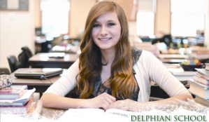 Happy Delphian student